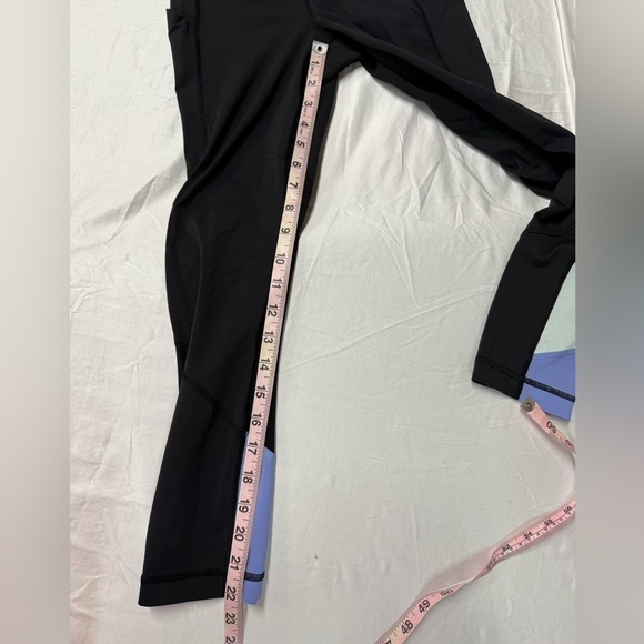 Lululemon Pace Rival Crop Wind Chill White Lullaby Cropped Leggings Size 2 - Picture 6 of 6